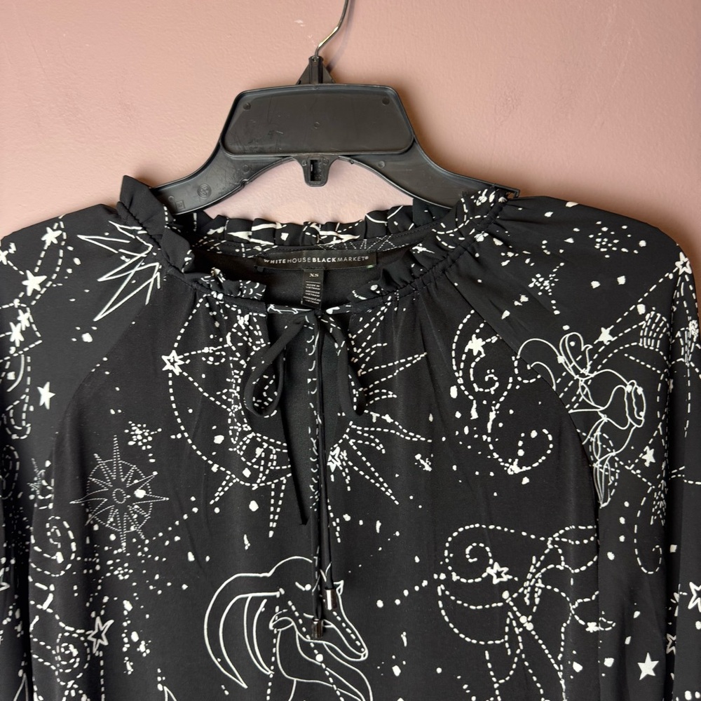 WHBM Constellation Space Blouse XS - Picture 4 of 9